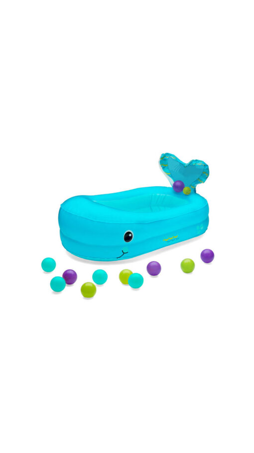 InfantinoWhaleBubbleBathInflatableBathTubBlue InfantinoWhaleBubbleBathInflatableBathTubBlue