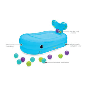 InfantinoWhaleBubbleBathInflatableBathTubBlue3
