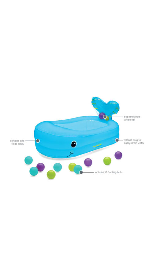 InfantinoWhaleBubbleBathInflatableBathTubBlue3 InfantinoWhaleBubbleBathInflatableBathTubBlue3