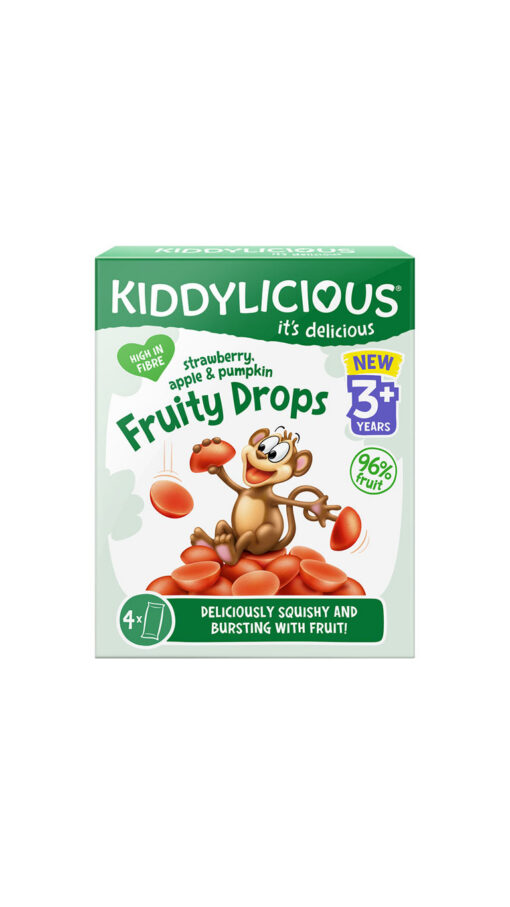 KiddyliciousFruityDropsStrawberryApple&Pumpkin3+yrs KiddyliciousFruityDropsStrawberryApple&Pumpkin3+yrs