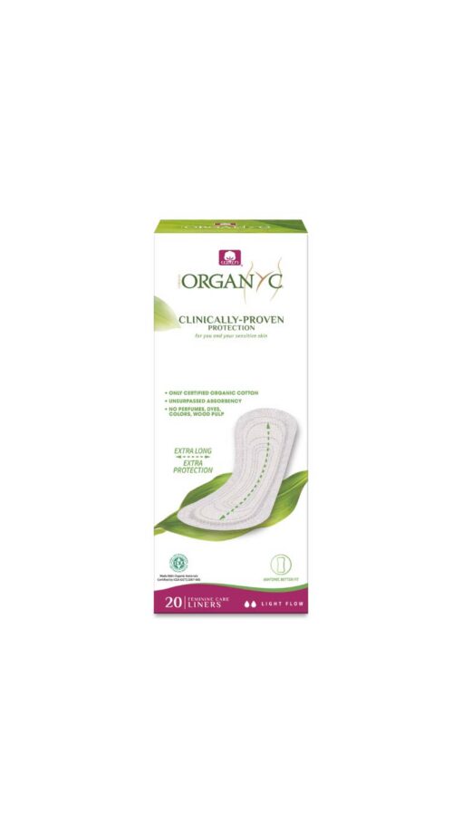 OragnicCottonFlatPantyLinersMaxi