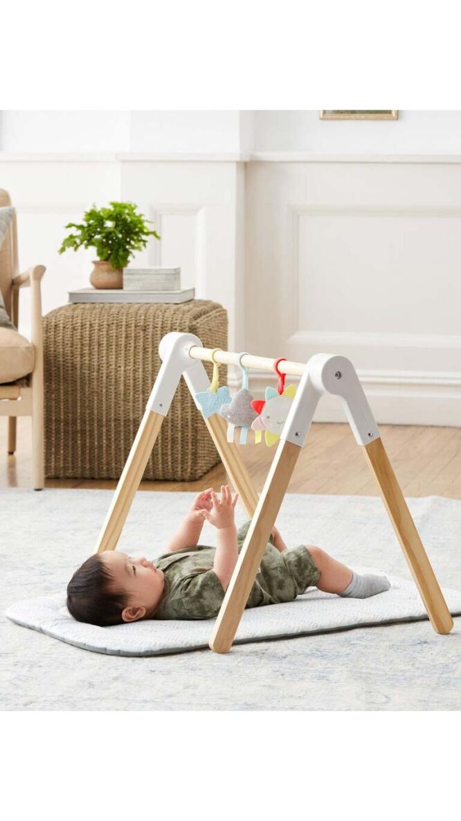 SkiphopSilverLiningCloudWoodenActivityGym2