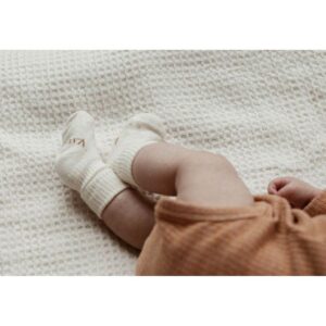 KipKep Bio Cotton Stay-on-Socks Newborn & Premature Off White - 1 Pair