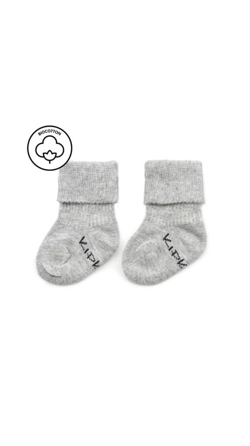 KipkepBioCottonStayonSocksGray1Pair