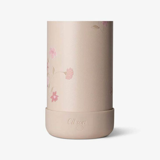 Citron-Stainless-Steel-Small-Water-Bottle-350ml-Flower4 Citron Stainless Steel Small Water Bottle (350ml) - Flower