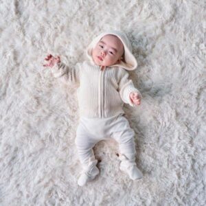 GoumiHoodiKnitMilk