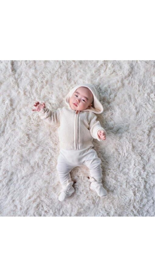 GoumiHoodiKnitMilk GoumiHoodiKnitMilk