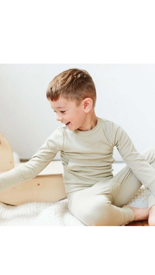 GoumiPajamasBigKidSetsMoss GoumiPajamasBigKidSetsMoss