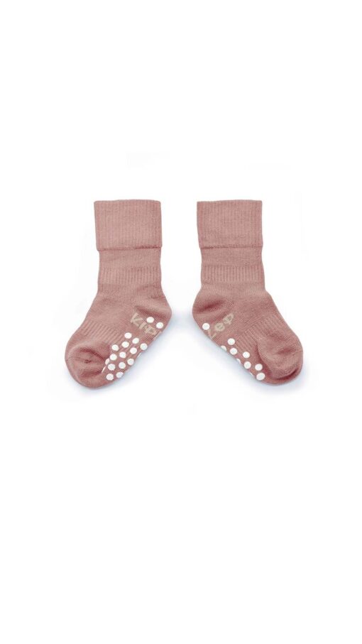 KipkepAntiSlipStayonSocks(12-18m)Mauve1Pair KipkepAntiSlipStayonSocks