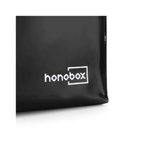 HonoboxShinyLargeLunchBagCharcol2