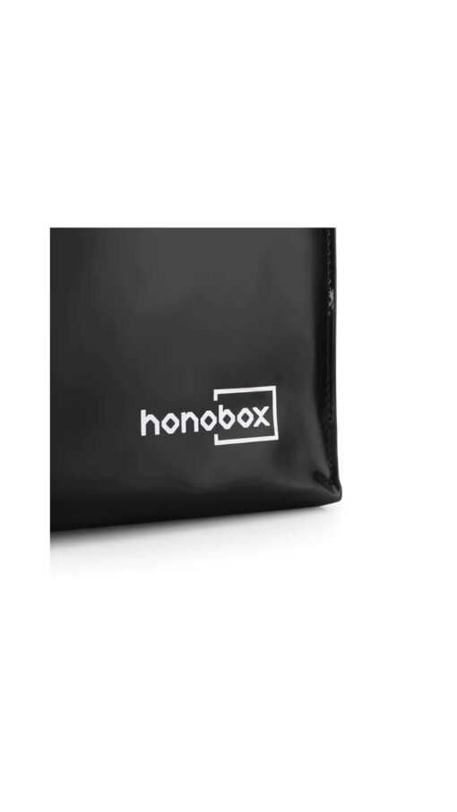 HonoboxShinyLargeLunchBagCharcol2 HonoboxShinyLargeLunchBagCharcol2