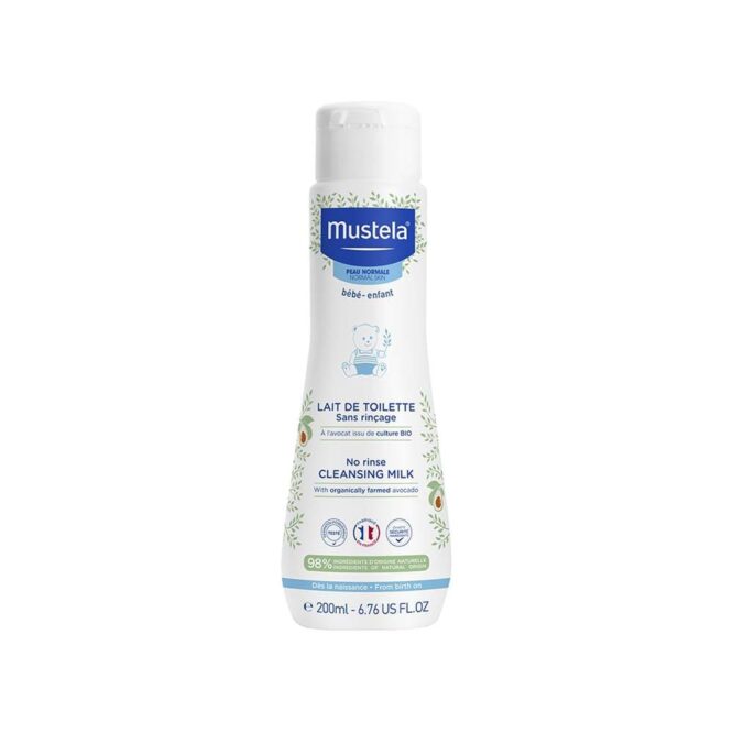 Mustela Baby No Rinse Cleansing Milk with Avocado 200ml
