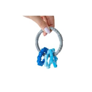 BabyjemRingTeetherBlue