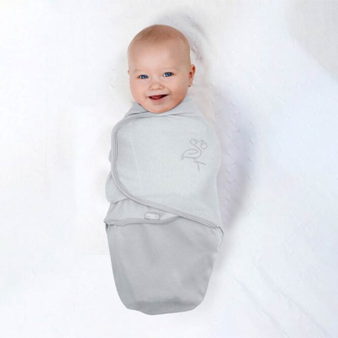 Babyjem Combed Cotton Swaddle (0m+) Gray