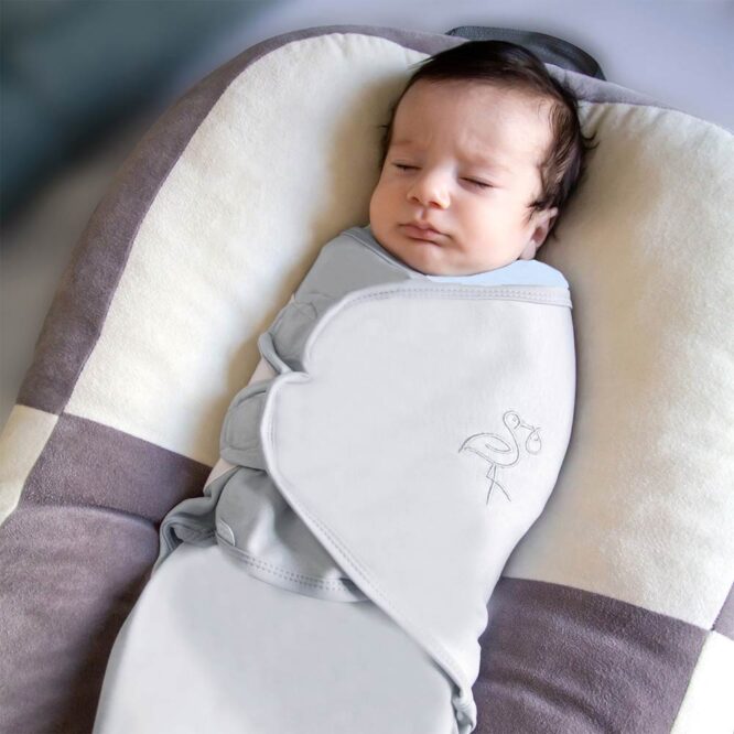 Babyjem Combed Cotton Swaddle (0m+) Gray