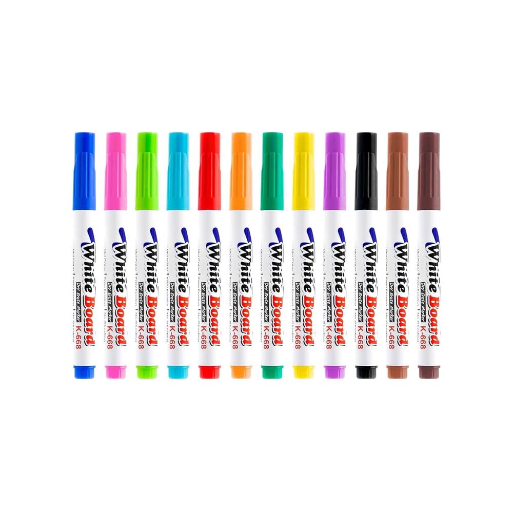 Belo Shops White Board Markers - 12 Colors