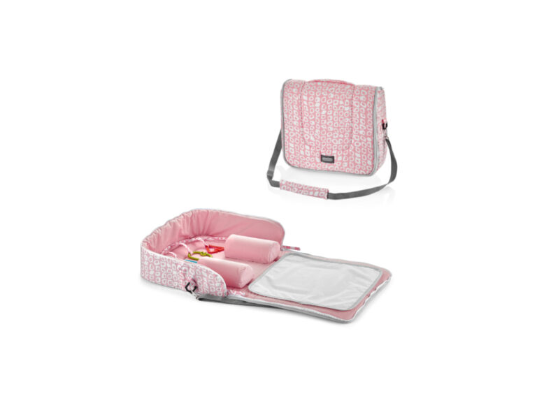 Babyjem Babynest Bag - Pink Square
