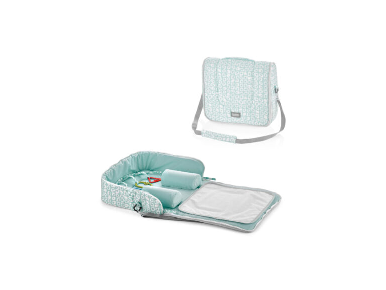 Babyjem Babynest Bag - Green Square