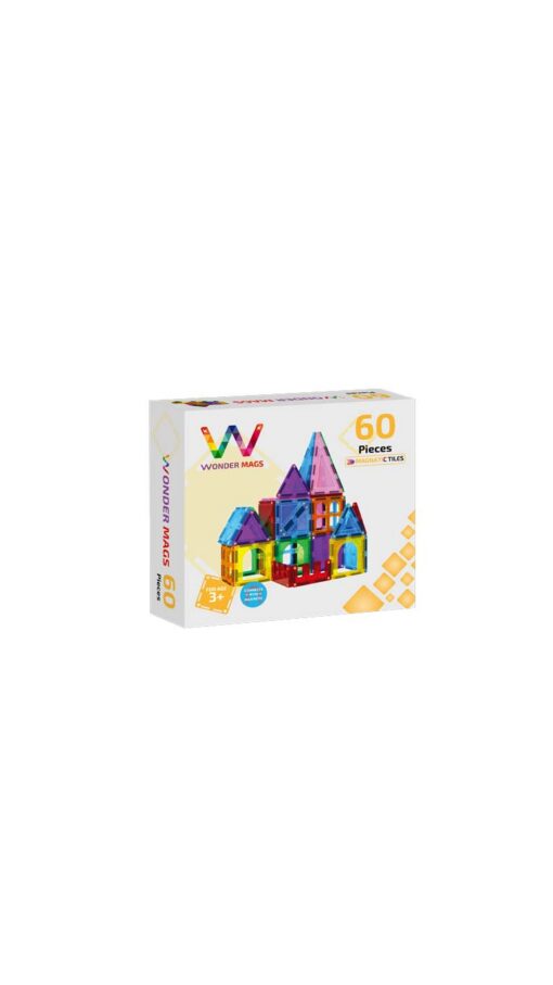 WonderMags3DMagneticTiles60Pcs WonderMags3DMagneticTiles60Pcs