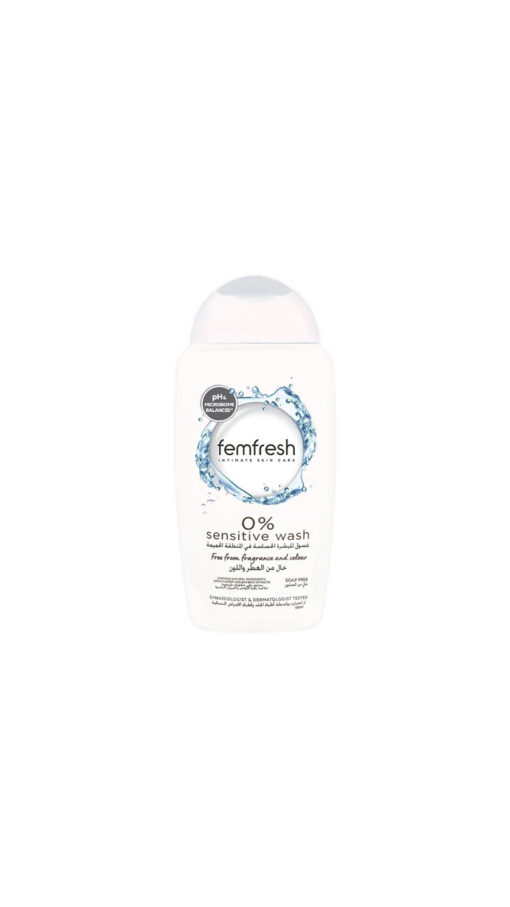 Femfresh0%SensitiveIntimateWash250ml Femfresh 0% Sensitive Intimate Wash - 250ml