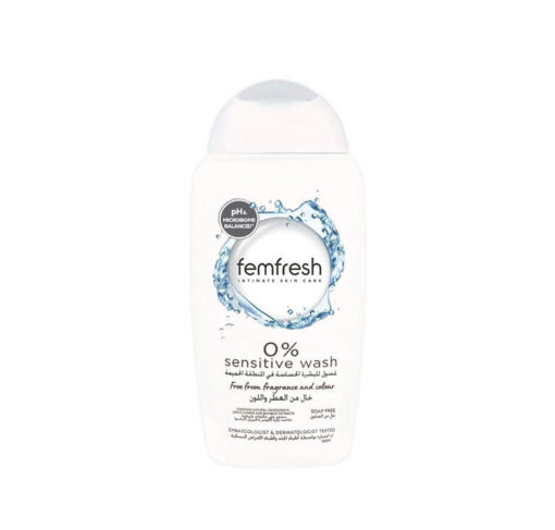 Femfresh 0% Sensitive Intimate Wash - 250ml