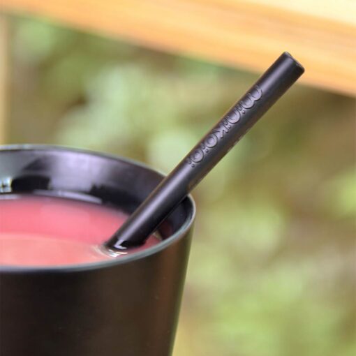 Minikoioi Flexi Straws - Bitter Black - 10 Pcs Minikoioi Flexi Straws - Bitter Black - 10 Pcs