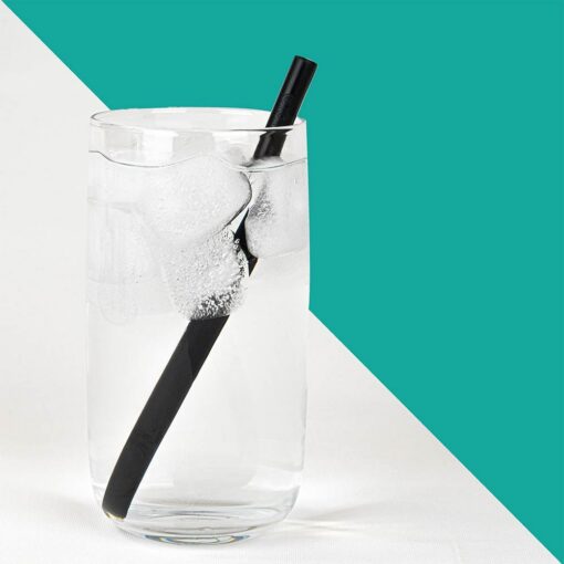 Minikoioi Flexi Straws - Bitter Black - 10 Pcs Minikoioi Flexi Straws - Bitter Black - 10 Pcs