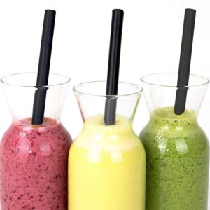 Minikoioi Flexi Straws - Bitter Black - 10 Pcs