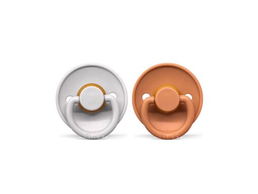 Tiny's Natural Latex Pacifier Cappuccino & Gray Tiny's Natural Latex Pacifier Cappuccino & Gray