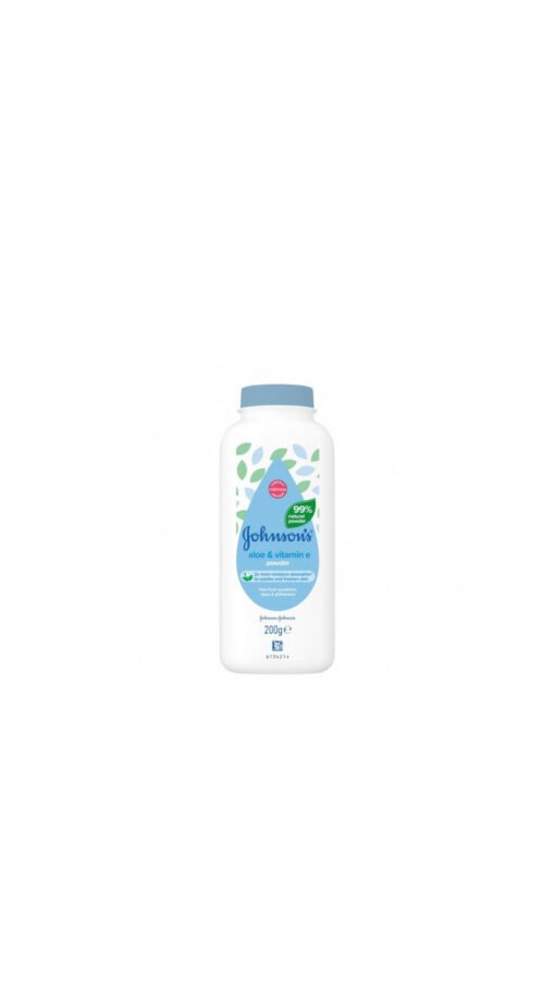 Johnson's Baby Aloe & Vitamin E Powder - 200g Johnson's Baby Aloe & Vitamin E Powder - 200g