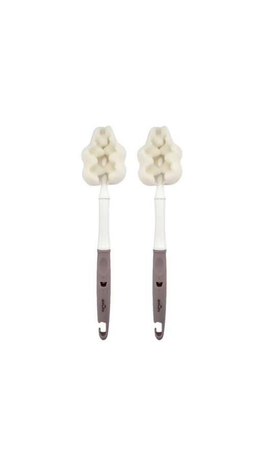SpectraFeedingBottleBrushSetLavenderLongType2pcs SpectraFeedingBottleBrushSetLavenderLongType2pcs