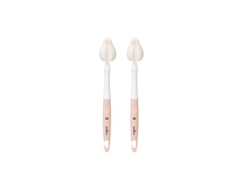 Spectra Sponge Teat Brush Set Long Type Pink