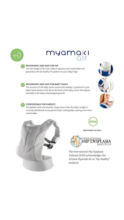 ChiccoMyamkirAir0monthsplusSilver2
Chicco Myamaki Air0 - 6 Months (0-5Kg), Silver
