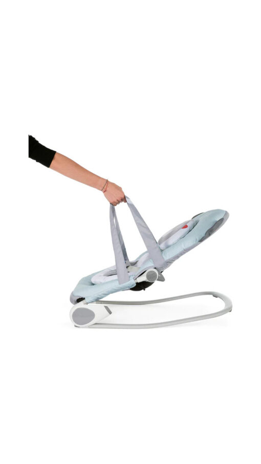 BalloonChiccobouncer4 Chicco Balloon B. Bouncer, Baby Rocking Chair For Relaxation with Music & Toy Bar, For babies 0m+ (Grey)