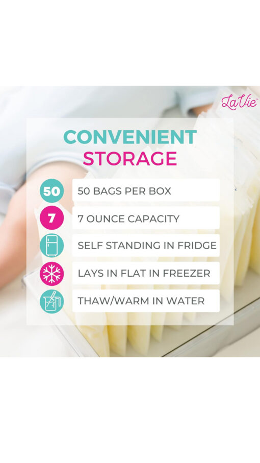 LavieLoveYourJourneyMilkStorgaeBag5 LaVie Love your Journey Milk Storage Bag - 50 Bags
