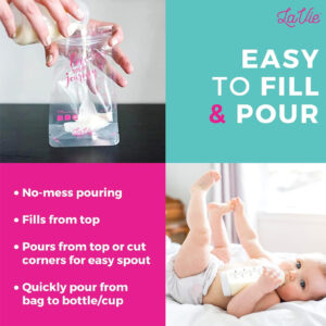 LaVie Love your Journey Milk Storage Bag - 50 Bags