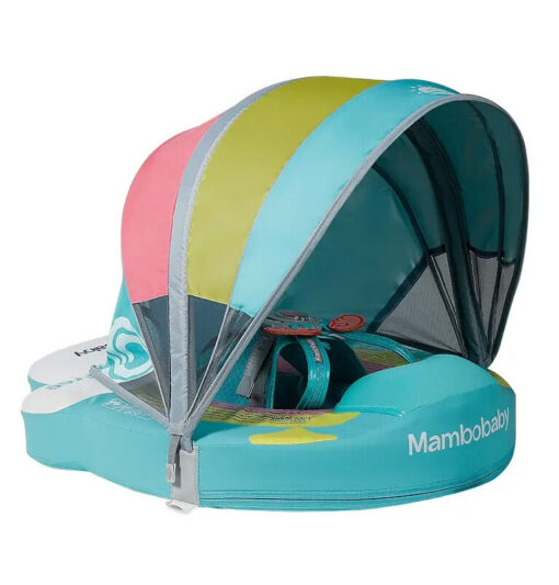Mambo Baby Rainbow Chest Float with Canopy & tail ( 3 months - 2 yrs)