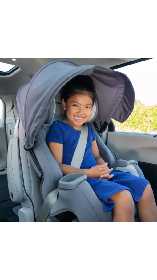BabyTrendCarSeatGray11 Cover Me™ 4-in-1 Convertible Car Seat