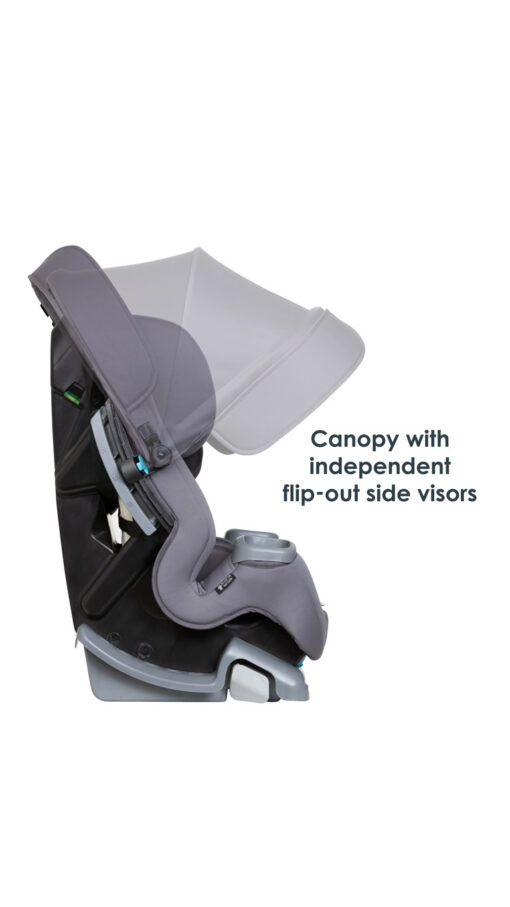 BabyTrendCarSeatGray3 Cover Me™ 4-in-1 Convertible Car Seat