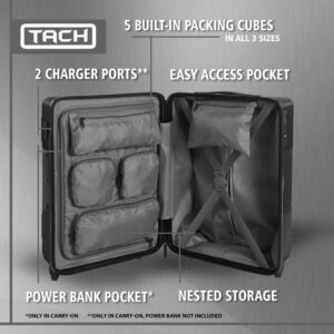 TACH V3 Connectable Luggage Bag Set of 3
