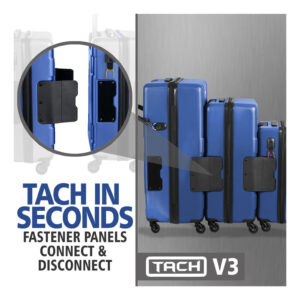 Tach V3 Connectable Luggage Bag Set of 3 - Midnight Blue