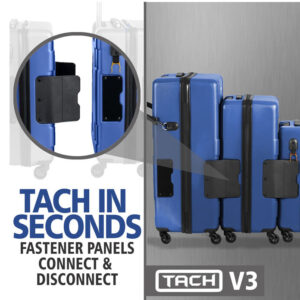 Tach V3 Connectable Luggage Bag Set of 3 - Midnight Blue