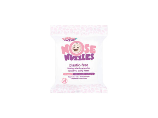 JR Kinder by Nature Nose Nuzzles Organic Aloe Vera & Chamomile - 20 Wipes