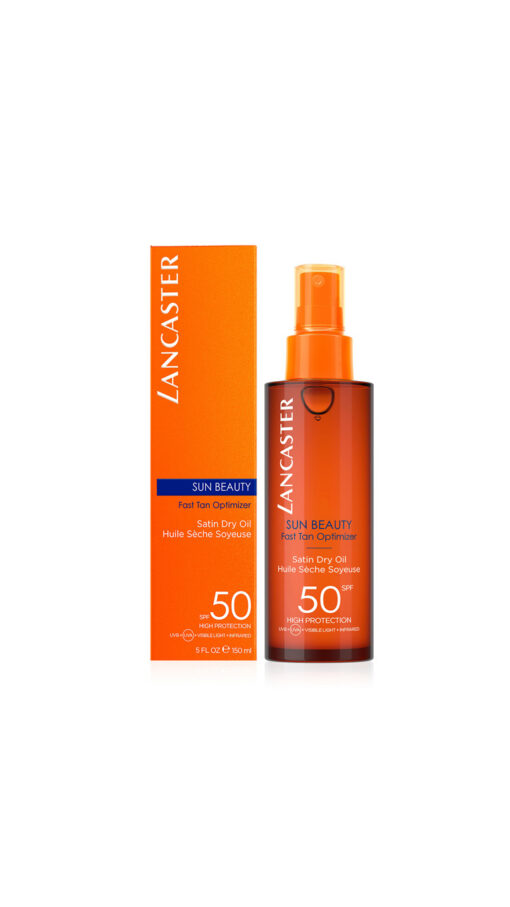 LacansterSunoil150ml Lancaster Sun Beauty Fast Tan Optimizer Dry Oil SPF50 - 150ml