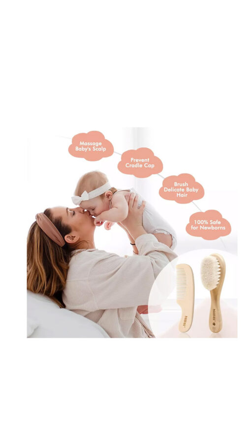 HaakaaBabyBrush&CombSet.jpg2 Haakaa Baby Brush & Comb Set (0m+)