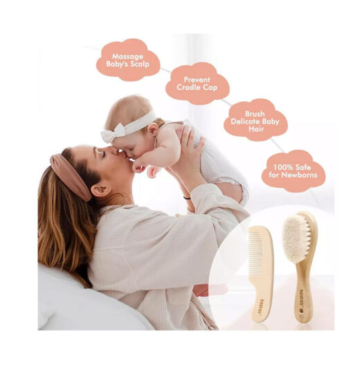 HaakaaBabyBrush&CombSet.jpg2 Haakaa Baby Brush & Comb Set (0m+)