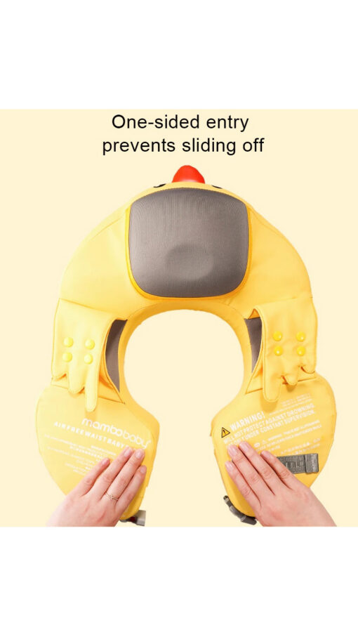 MambobayYellowFloatWithCanopy4 Mambobaby Duckling Waist Float 5A Pro with Canopy ( 8m-3yrs ) – Yellow
