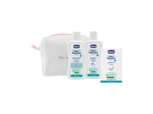 Chicco-Zip-Bag-pink Chicco Baby Moments Beauty Bag with Zip - Pink