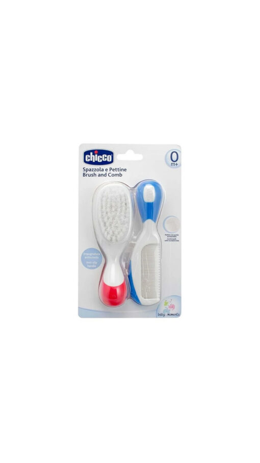 ChiccoBrush&CombSet2 Chicco Nylon Brush and Comb