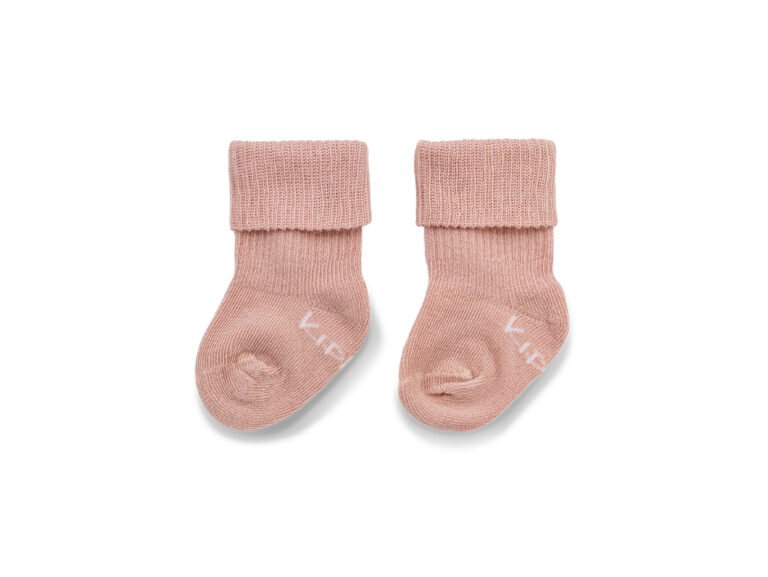 KipKep Bio Cotton Stay-on-Socks Newborn & Premature Mauve - 1 Pair